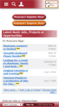 Mobile Screenshot of musicianspage.com
